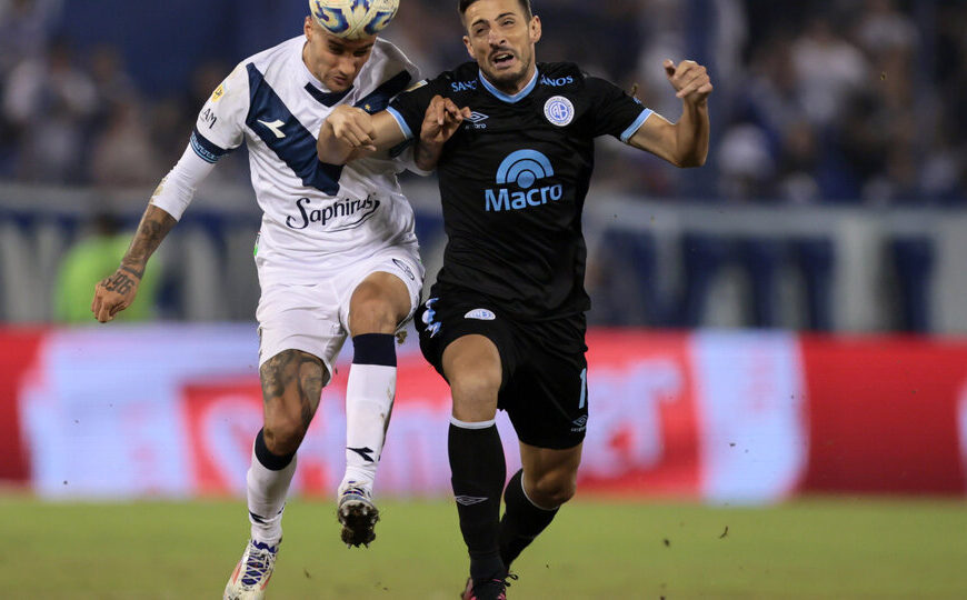 Liga profesional: Empataron Vélez y Belgrano en la noche de los Fernández | El puntero chocó contra un muro y se tuvo que conformar con el 1-1