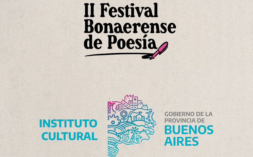 Llega la segunda edición del Festival Bonaerense de Poesía