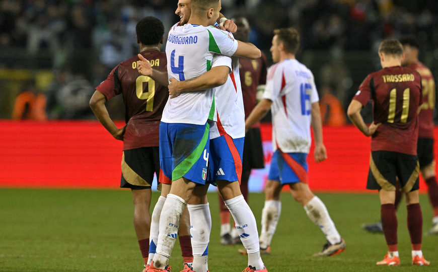 Liga de las Naciones: ganó Italia en Bélgica y hubo incidentes en Francia-Israel | Jornada caliente en el fútbol europeo