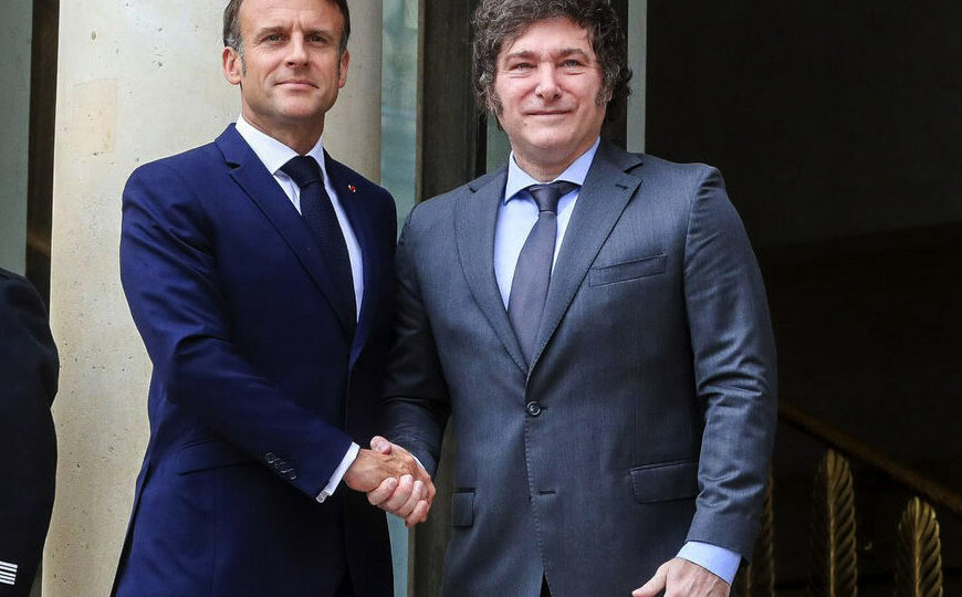 Javier Milei mantendrá una bilateral con Emmanuel Macron…