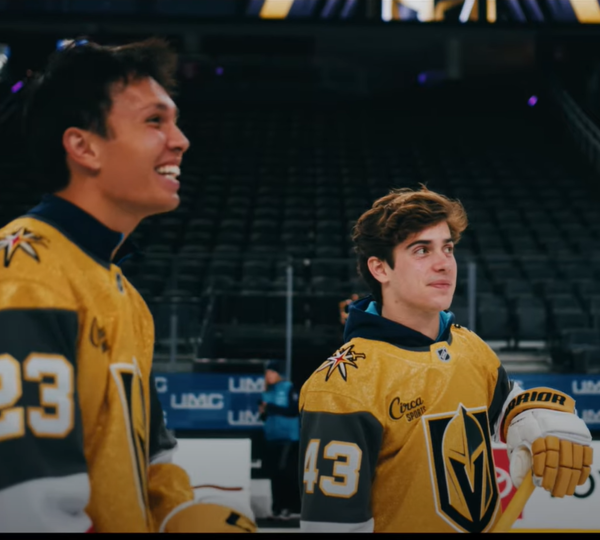 Colapinto sorprendió jugando Hockey sobre hielo: "Los golpearía…