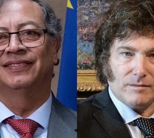 Javier Milei, Gustavo Petro y la pelea que…