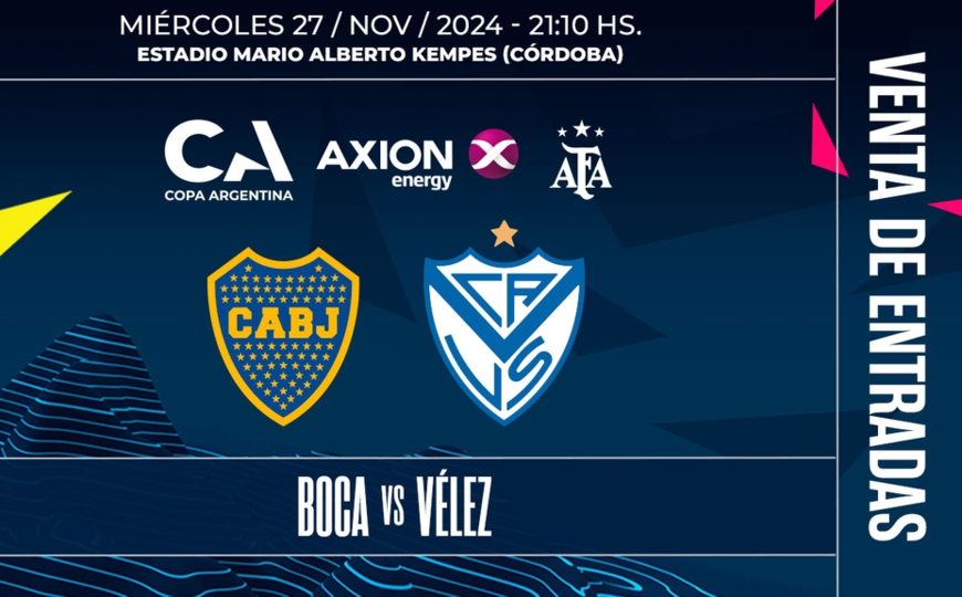 A qué hora arranca la venta de entradas de Boca vs Vélez, precios y dónde comprar