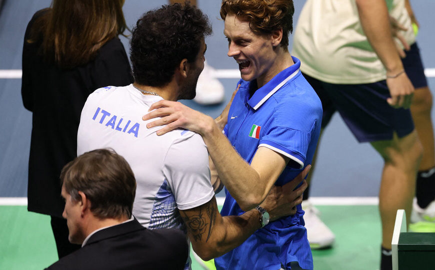 Copa Davis: Italia le ganó a Australia y jugará la final ante Países Bajos | Matteo Berrettini y Jannik Sinner ganaron los puntos para el 2 a 0