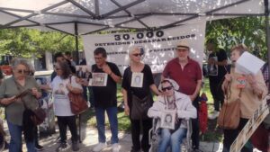 Mirta Baravalle, siempre en la Plaza de Mayo