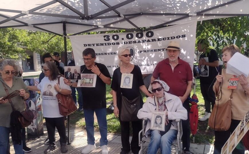 Mirta Baravalle, siempre en la Plaza de Mayo