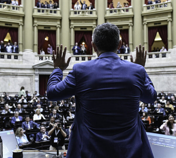 Menem logró su reelección rodeado de militantes libertarios y…