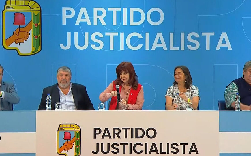 El discurso completo de Cristina Kirchner en su asunción como presidenta del Partido Justicialista