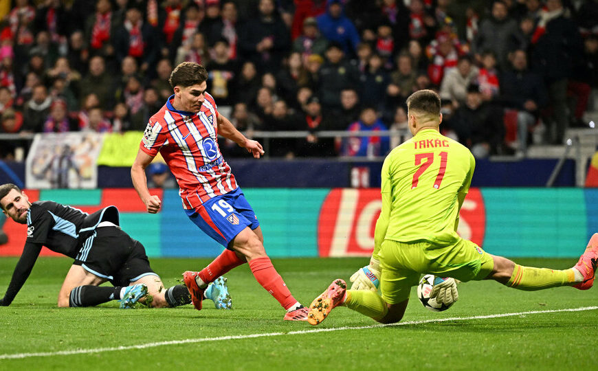 Champions League: golazo de Julián Alvarez y triunfo del Atlético | Fueron titulares De Paul y Giuliano Simeone