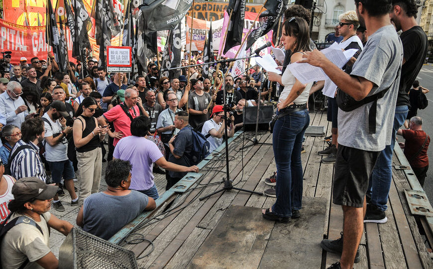 En el aniversario del 19 y 20 de diciembre, las organizaciones pidieron un paro contra Milei | Acto en Plaza de Mayo por los 23 años de la rebelión popular del 2001