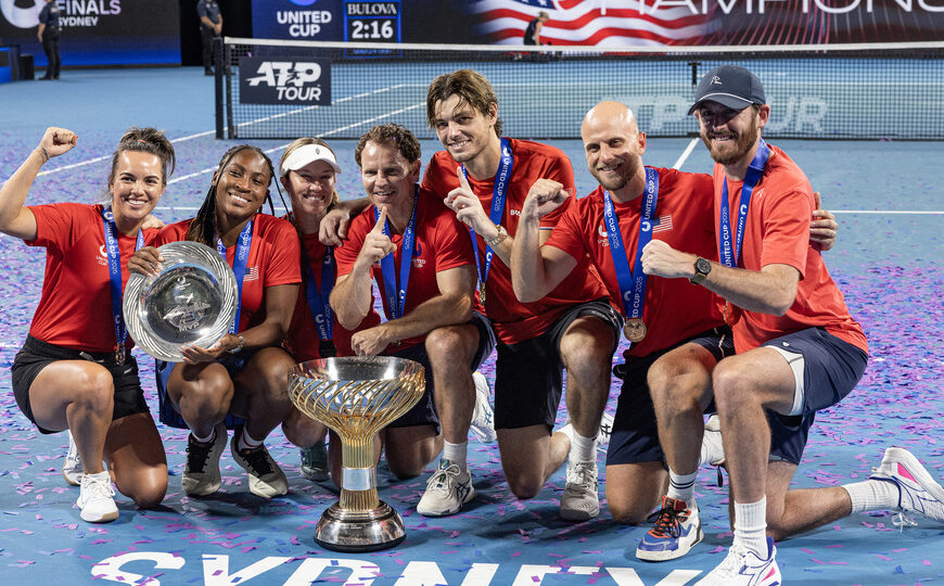 Estados Unidos pudo festejar | TENIS Se adjudicó la United Cup ante Polonia en Sidney