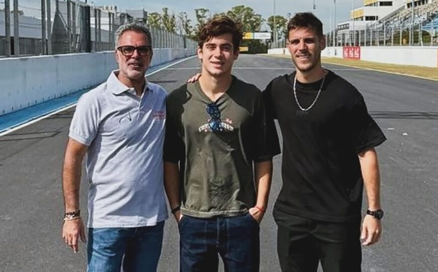 Franco Colapinto pasó por el Gálvez | El gran autódromo porteño