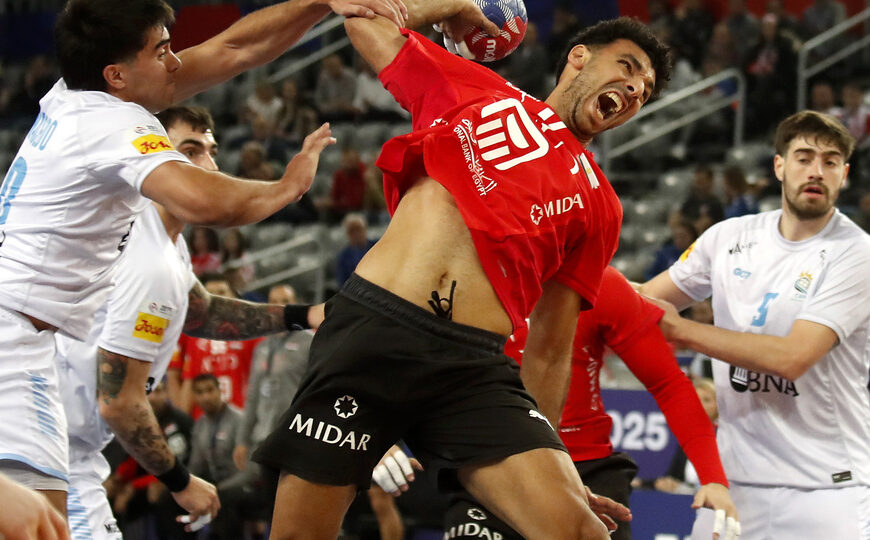 Mundial de handball: debut con derrota para los Gladiadores | Egipto fue demasiado