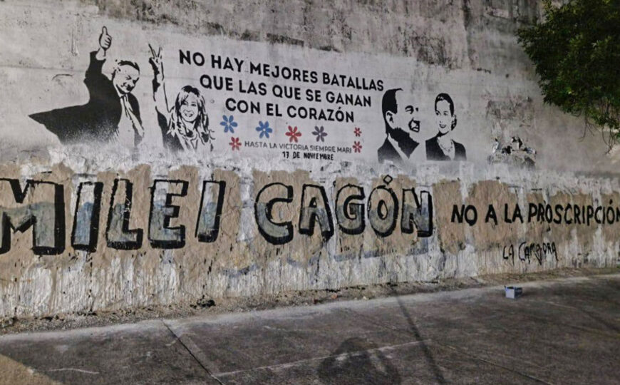 Las pintadas de La Cámpora por…