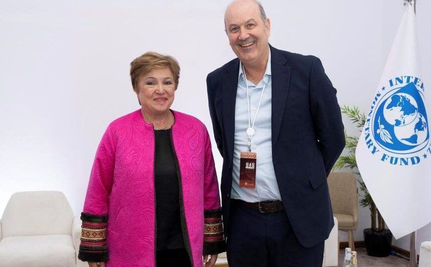 Sturzenegger y Georgieva se reunieron con…