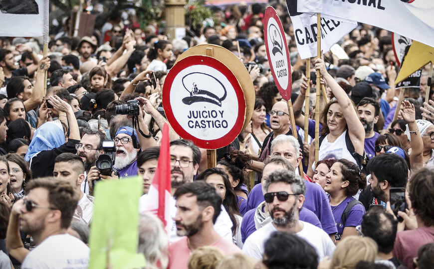 La marcha por Memoria, Verdad y Justicia y contra las políticas de Milei |…