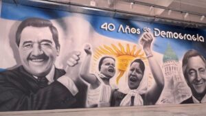Denuncian que Victoria Villarruel ordenó tapar un mural…