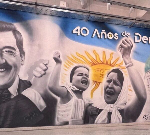 Denuncian que Victoria Villarruel ordenó tapar un mural…