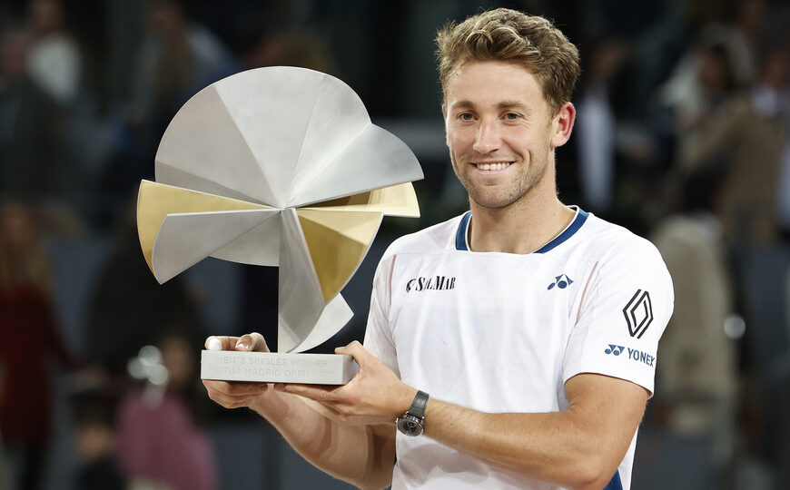 Ruud coronó en el Masters de Madrid | El noruego derrotó al inglés Jack Draper en tres sets y volverá a meterse en el top ten