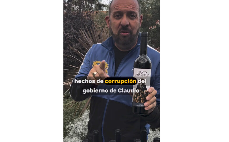 Un diputado libertario sortea 50 vinos como parte de su campaña | En San Luis se vota este domingo