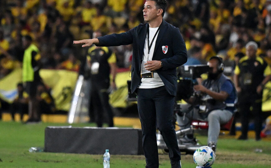 Marcelo Gallardo: “Fue un triunfazo… No vinimos a especular” | El entrenador de River habló tras la victoria por 3 a 2 frente a Barcelona en Ecuador