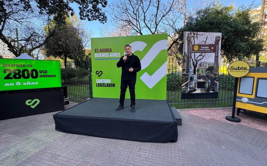 “La Ciudad se tiene que hacer cargo en serio del problema del transporte público” | Leandro Santoro anunció su propuesta de financiamiento para las Líneas F y G de subte