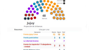 Resultados elecciones Jujuy 2025: el mapa, distrito por…