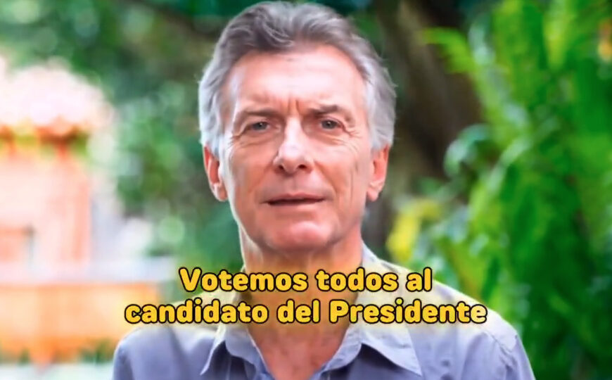 Los trolls de la Casa Rosada difundieron un video falso de Mauricio Macri | “Se trata de un intento de fraude electoral”, denunció el expresidente