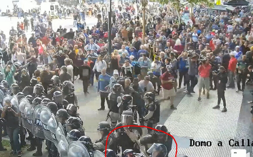 Represión coordinada: al igual que Gendarmería, la Prefectura también disparó de manera antirreglamentaria  | Actuaron de manera similar en la represión del 12 de marzo, lo que da cuenta de directivas específicas.