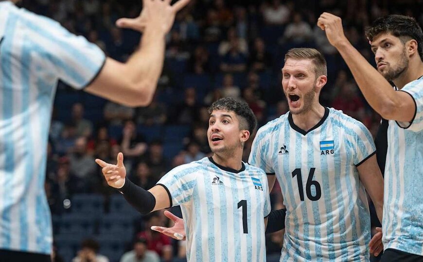 Liga de las naciones: gran triunfo de la Selección argentina de voley frente a Canadá | El seleccionado masculino se impuso 3 a 2 ante el país anfitrión
