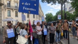 Solidaridad francesa con Cristina | Protesta frente a…