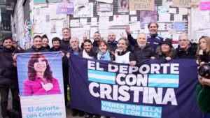 El deporte se movilizó en apoyo a Cristina…