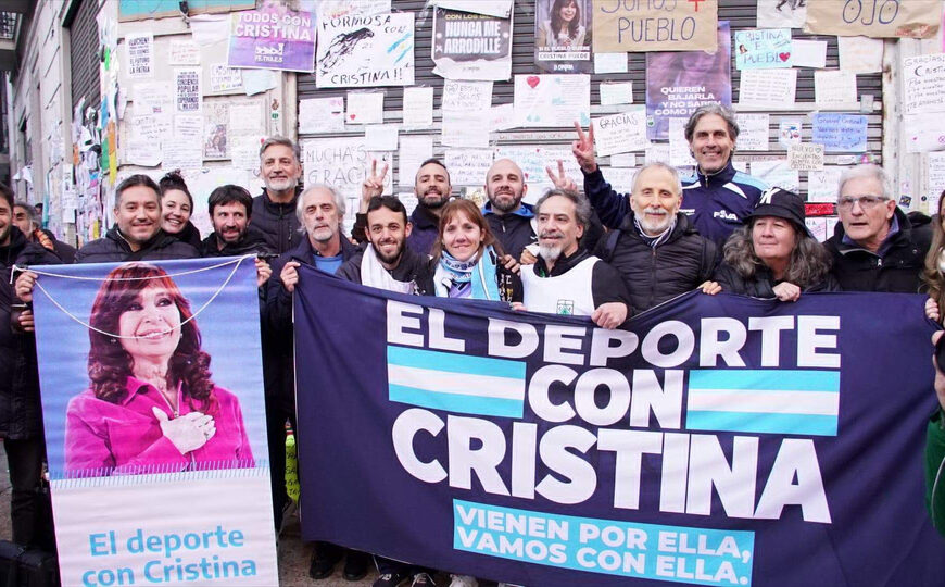 El deporte se movilizó en apoyo a Cristina Fernández  | El colectivo ya se había expresado en otras oportunidades