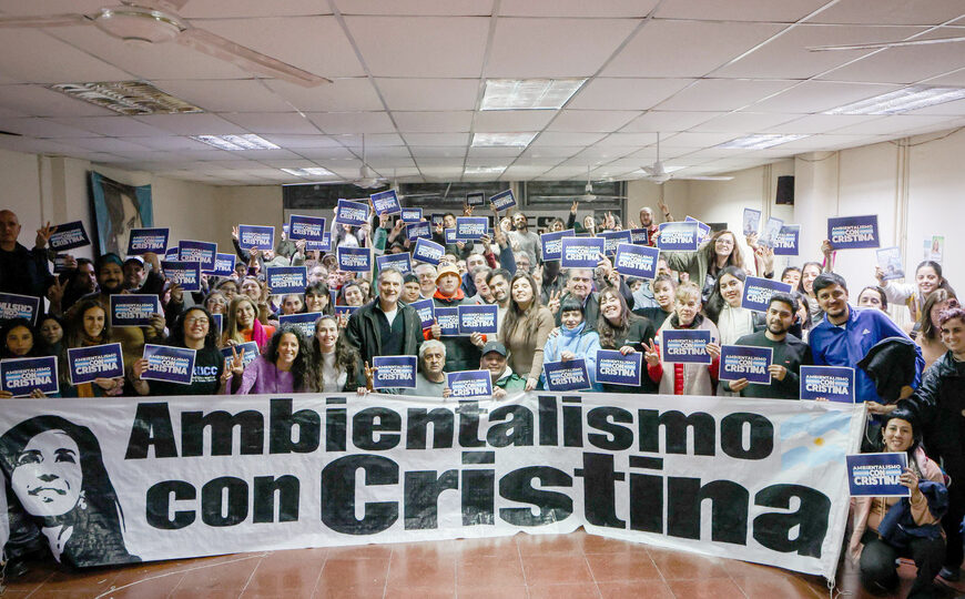 El ambientalismo se organiza frente a la proscripción de Cristina Fernández de Kirchner | Ambientalistas contra la proscripción