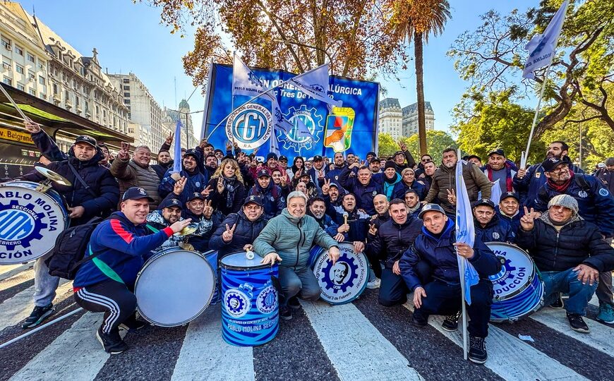 La UOM le reclama a la CGT un plan de lucha  | Los metalúrgicos contra el ajuste, la represión y la proscripción a Cristina Kirchner