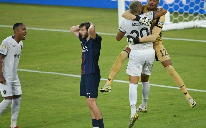 El campeón de la Libertadores le ganó al de la Champions: Botafogo derrotó al PSG | Batacazo en el Mundial de Clubes