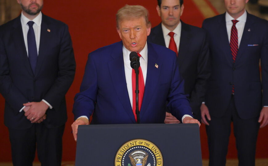 Trump anunció que Estados Unidos bombardéo Irán | Atacó “con gran éxito” tres instalaciones nucleares, dijo desde la Casa Blanca