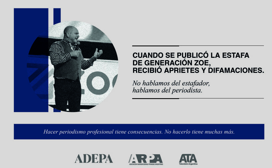 ADEPA, ATA y ARPA presentaron una campaña en defensa del valor del periodismo profesional  | Se lanzó en el Día del Periodista y continúa todo el mes 