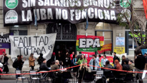 “Por una universidad pública, inclusiva y de calidad”…