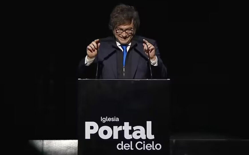 Entre el cielo y las elecciones | Modo campaña: Milei estuvo en un encuentro evangelista  