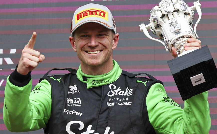 El Alpine le falló a Colapinto en Gran Bretaña | Hulkenberg fue 3º y todo el paddock lo festejó