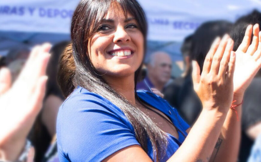 Acto frente al penal de Ezeiza por la libertad de Eva Mieri
